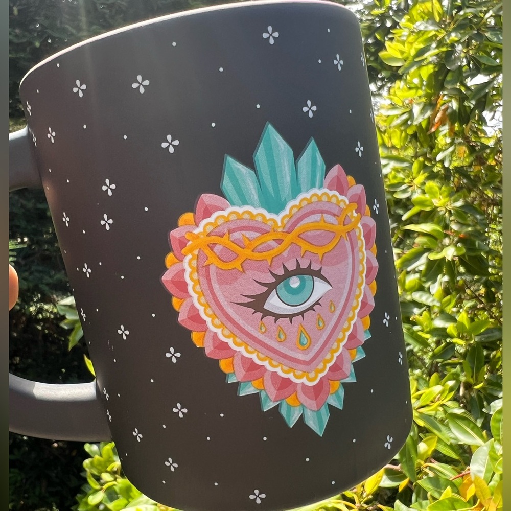 Evil Eye Heart Mug